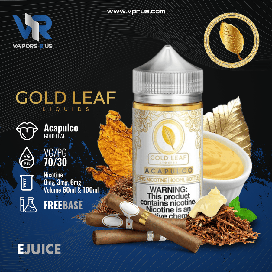 GOLD LEAF - Acapulco | Vapors R Us LLC