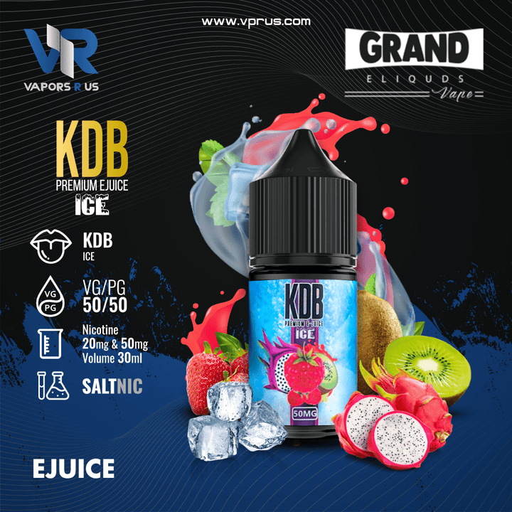 GRAND ELIQUIDS - KDB Ice 30ml (SaltNic) | Vapors R Us LLC