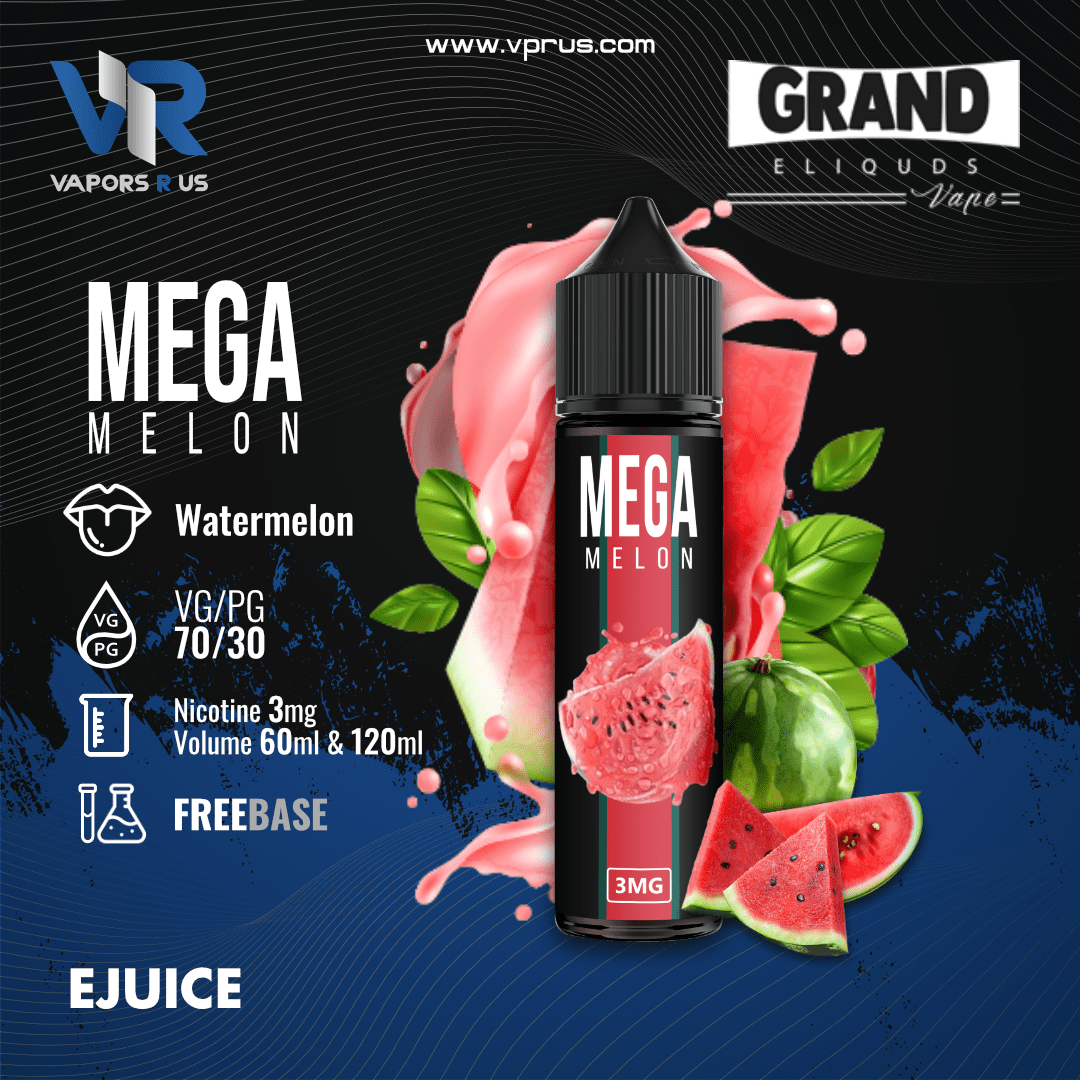 GRAND ELIQUIDS - Mega Melon 60ml | Vapors R Us LLC