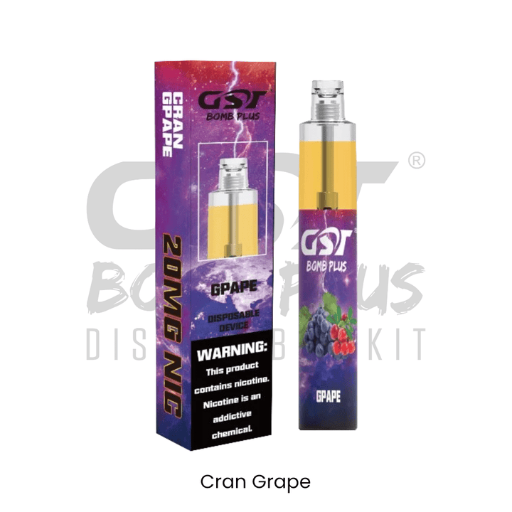 GST - Bomb Plus 2500 puffs Disposable Vape | Vapors R Us LLC