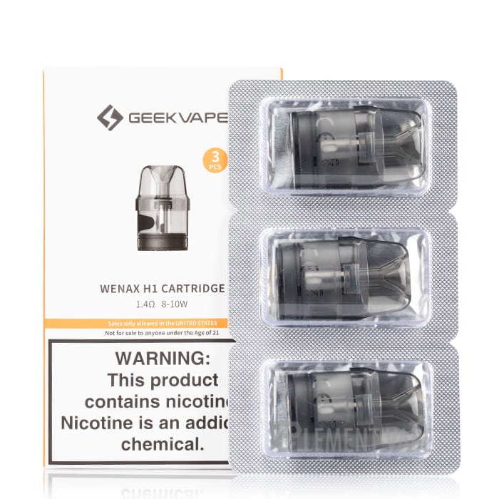 GEEKVAPE - Wenax H1 Pod Cartridge 2.5ml (3pcs/pack) | Vapors R Us LLC