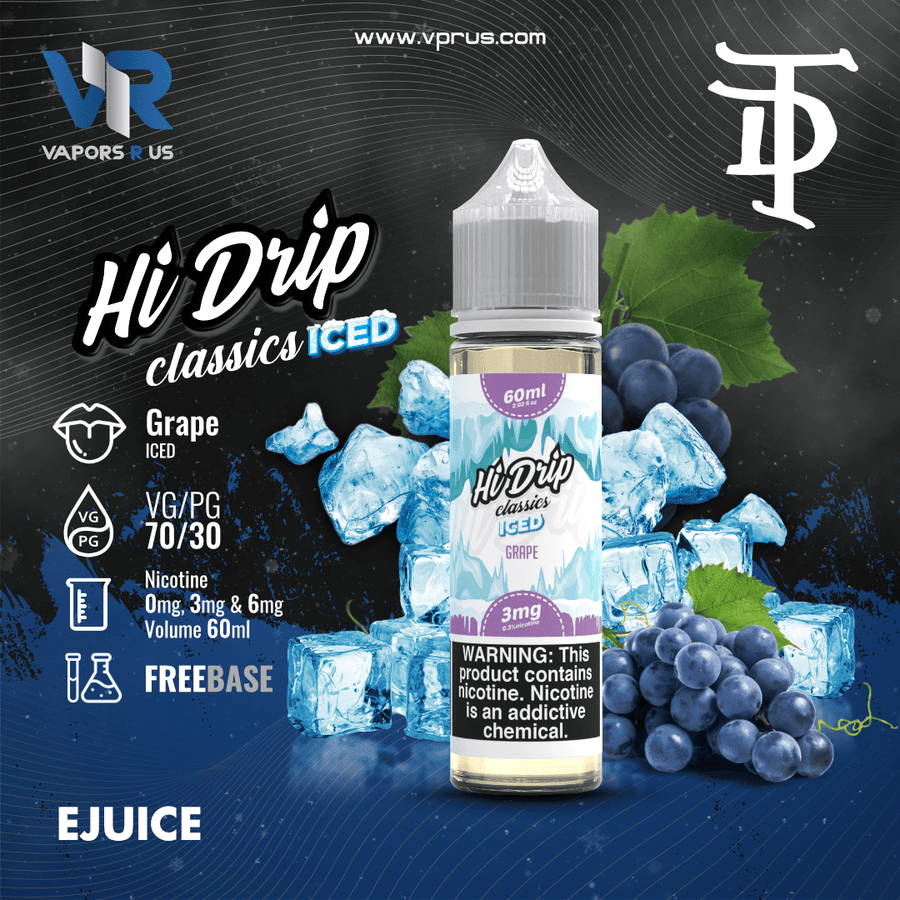 HI DRIP CLASSICS - Grape Ice 60ml | Vapors R Us LLC