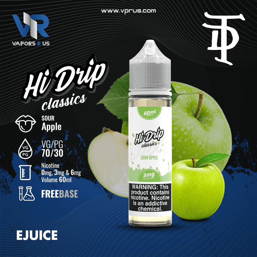 HI DRIP CLASSICS - Sour Apple 60ml | Vapors R Us LLC