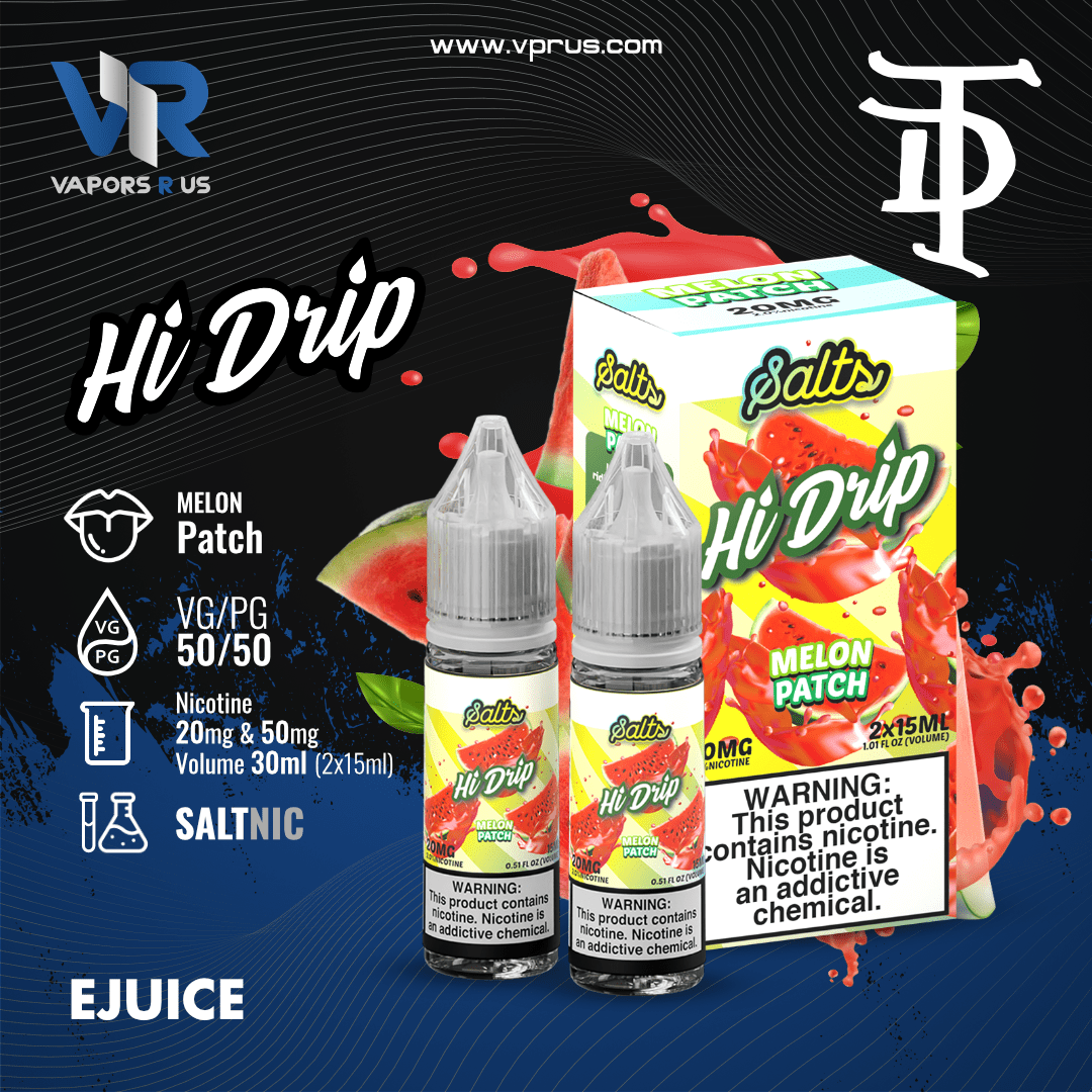 Hi Drip Salts - Melon Patch (2 x 15ml) | Vapors R Us LLC