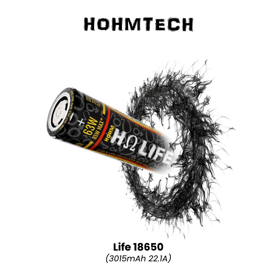 HOHMTECH - HOHM 18650 Battery (Single Piece) | Vapors R Us LLC