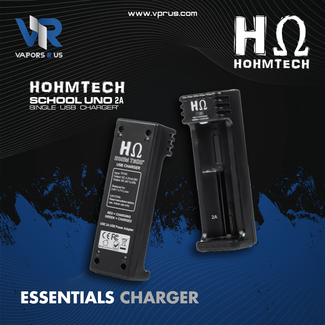 HOHMTECH - School Uno (Single) 2A USB Charger | Vapors R Us LLC