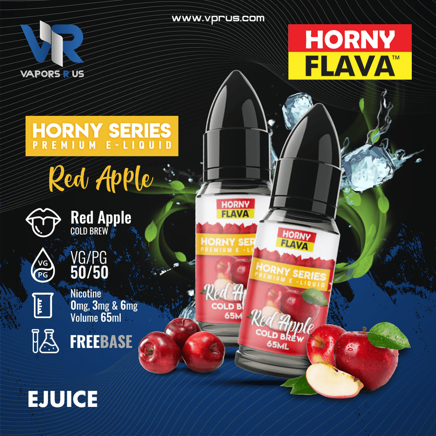 HORNY FLAVA - Red Apple Cold Brew 65ml | Vapors R Us LLC