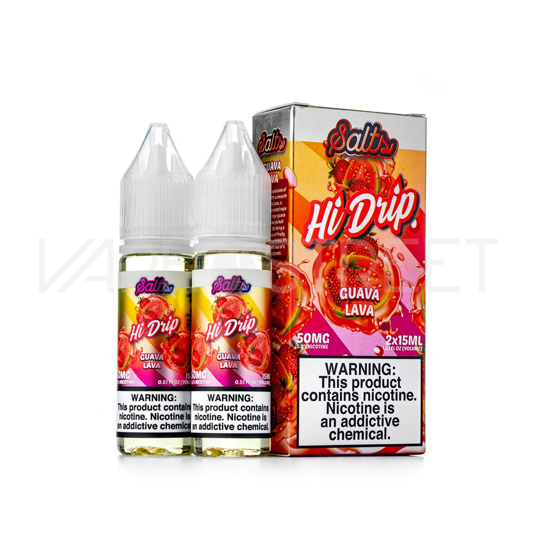 Hi Drip Salts - Guava Lava (2 x 15ml) | Vapors R Us LLC