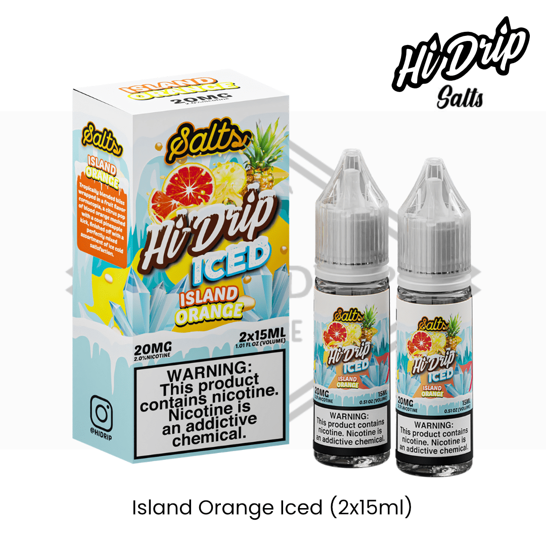 Hi Drip Salts - Island Orange ICE (2 x 15ml) | Vapors R Us LLC