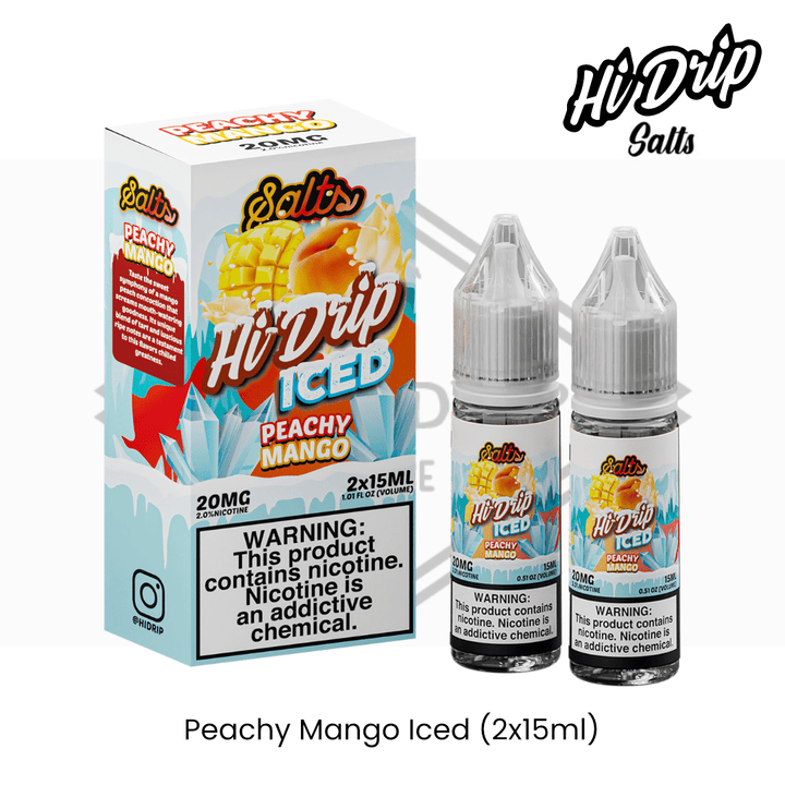 Hi Drip Salts - Peachy Mango ICE (2 x 15ml) | Vapors R Us LLC