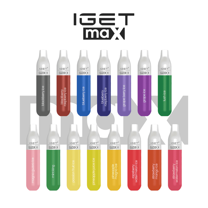 IGET - MAX Disposable Pod Device 2300 PUFFS (50mg 5%) | Vapors R Us LLC