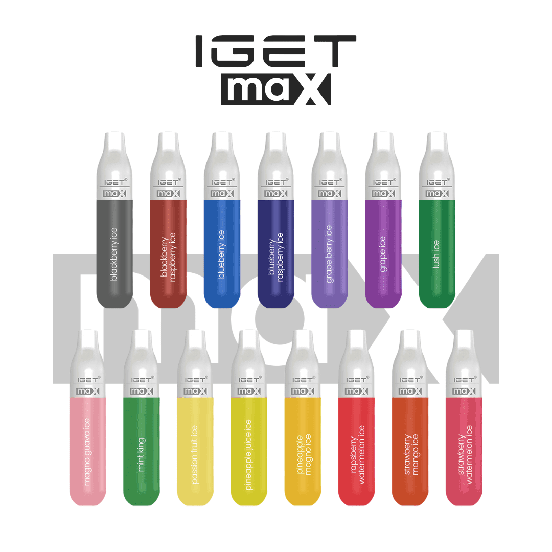 IGET - MAX Disposable Pod Device 2300 PUFFS (50mg 5%) Vapors R Us LLC IGET - MAX Disposable Pod Device 2300 PUFFS (50mg 5%) Vapors R Us LLC