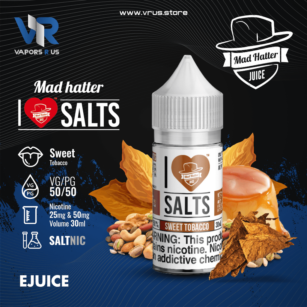 mad hatter sweet tobacco I Love Salts Sweet Tobacco I Love Salts