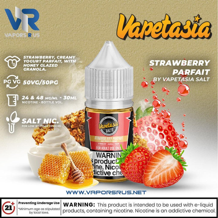 VAPETASIA - Killer Kustard Strawberry 30ml (SaltNic) | Vapors R Us LLC