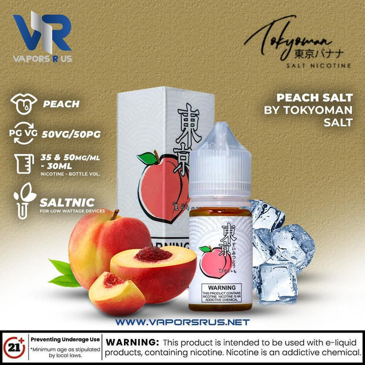 TOKYO - Iced Peach 30ml (SaltNic) | Vapors R Us LLC