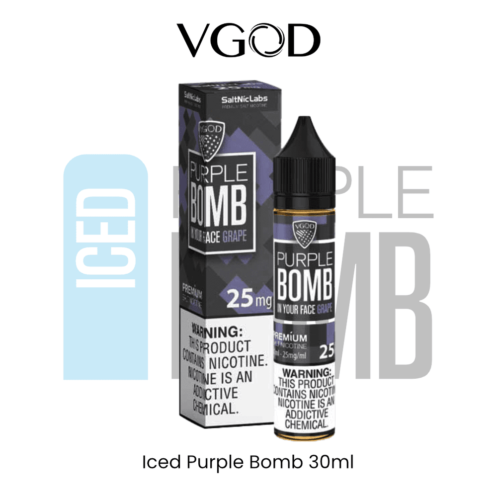 VGOD - Iced Purple Bomb 30ml (SaltNic) | Vapors R Us LLC