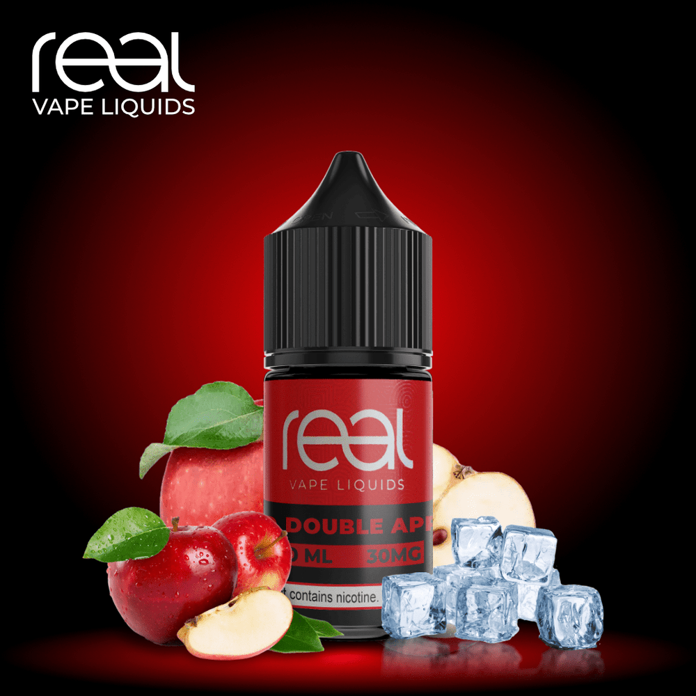 real vape iced double apple 30ml