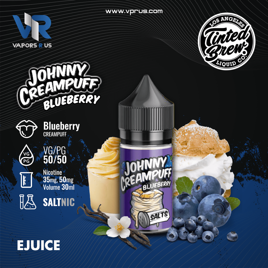 JOHNNY CREAMPUFF - Blueberry 30ml (SaltNic) | Vapors R Us LLC