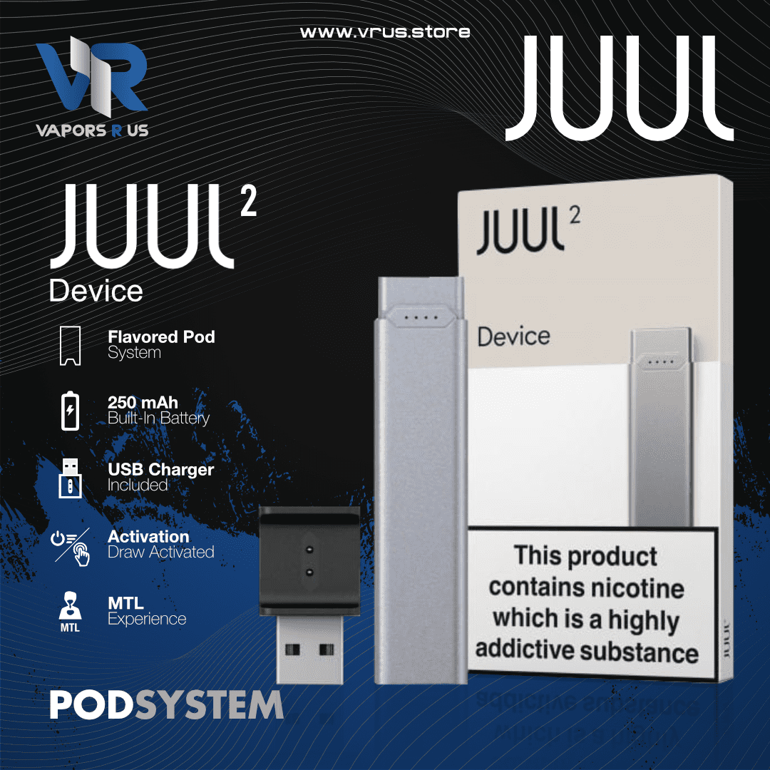 juul 2.0 JUUL 2 Starter Kit with Virginina Tobacco & Crisp Menthol Pods main image 1