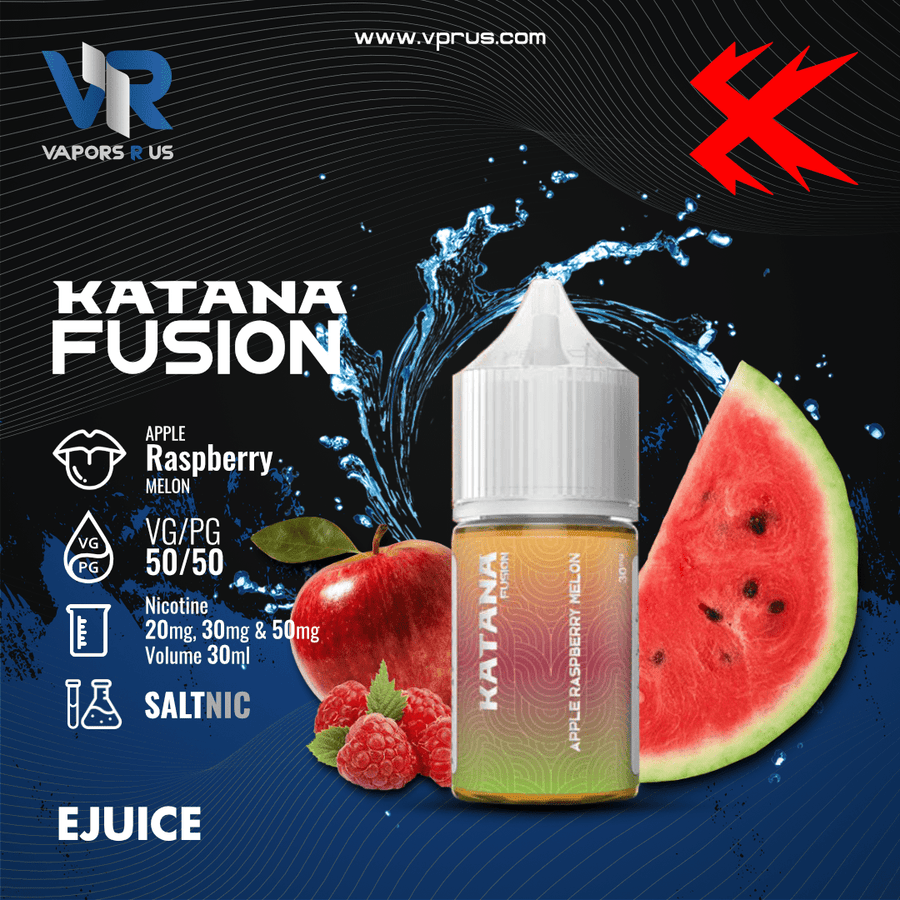 KATANA VAPE - Fusion Series - Apple Raspberry Melon (30ml Saltnic) | Vapors R Us LLC