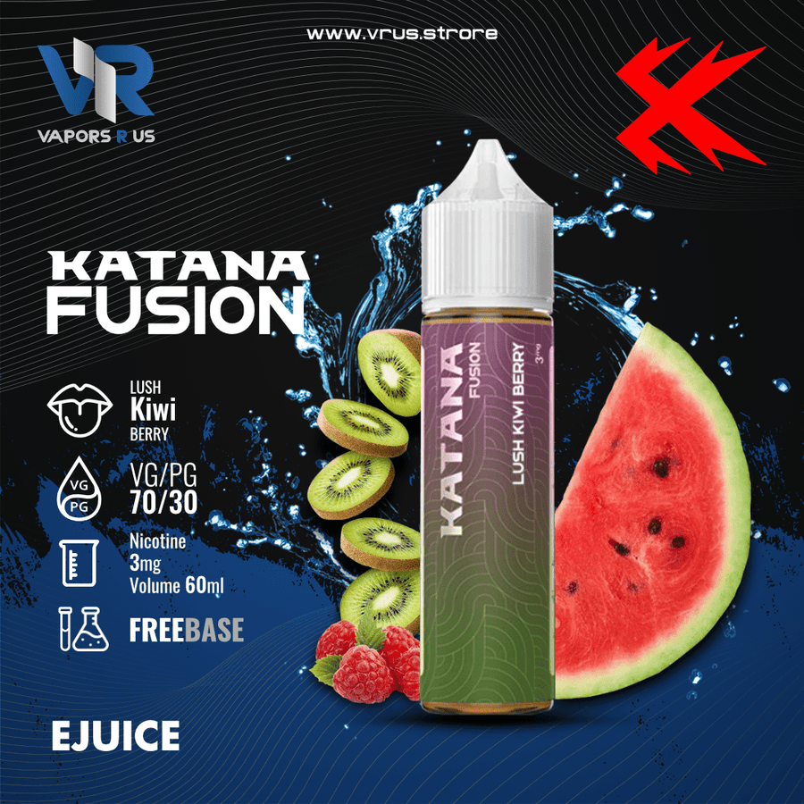 KATANA VAPE - Fusion Series - Lush Kiwi Berry (3mg - 60ml) | Vapors R Us LLC