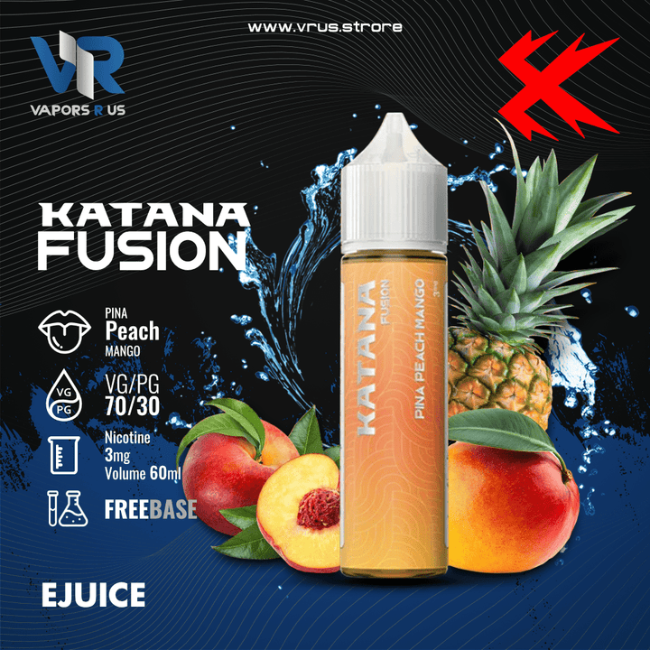 KATANA - Fusion Pina Peach Mango 60ml