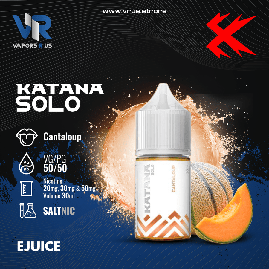 KATANA VAPE - Solo Series - Cantaloupe (30ml Saltnic) | Vapors R Us LLC