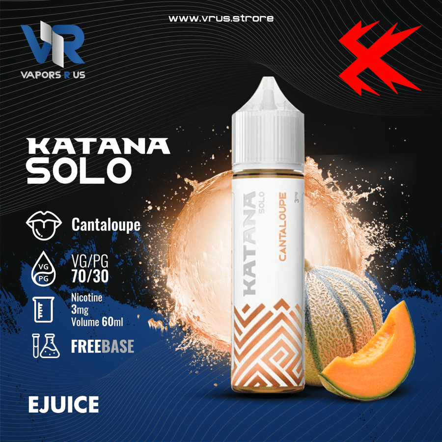 KATANA VAPE - Solo Series - Cantaloupe (3mg - 60ml) | Vapors R Us LLC