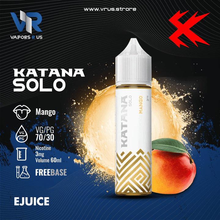 KATANA VAPE - Solo Series - Mango (3mg - 60ml) | Vapors R Us LLC