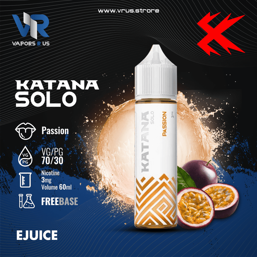 KATANA VAPE - Solo Series - Passion (3mg - 60ml) | Vapors R Us LLC