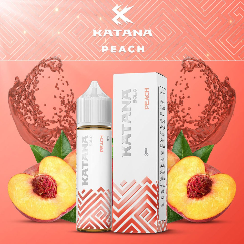 KATANA VAPE - Solo Series - Peach (3mg - 60ml) | Vapors R Us LLC