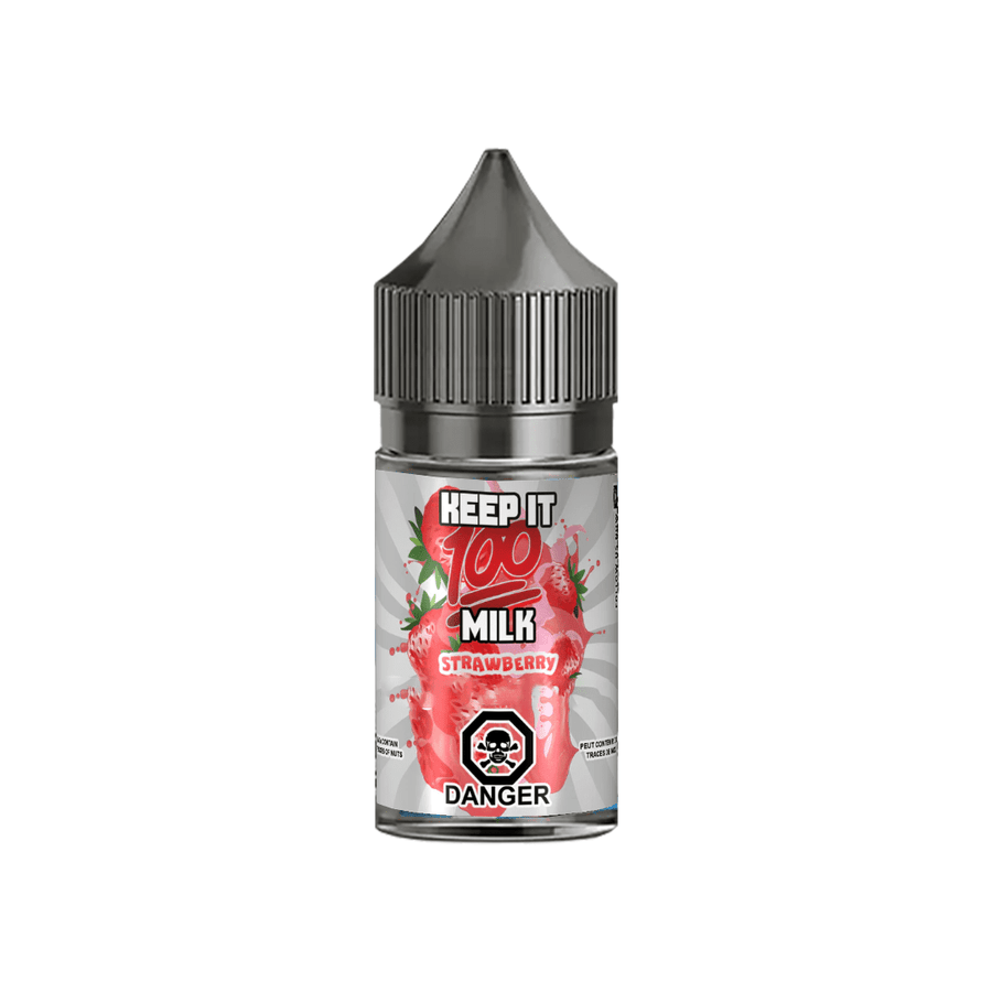 KEEP IT 100 - Au Lait Strawberry Milk 30ml (SaltNic) | Vapors R Us LLC