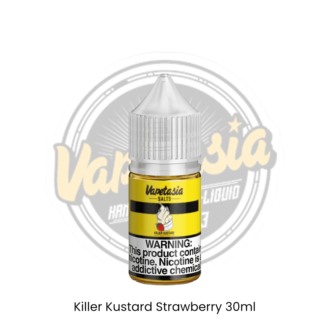 VAPETASIA - Killer Kustard Strawberry 30ml (SaltNic) | Vapors R Us LLC