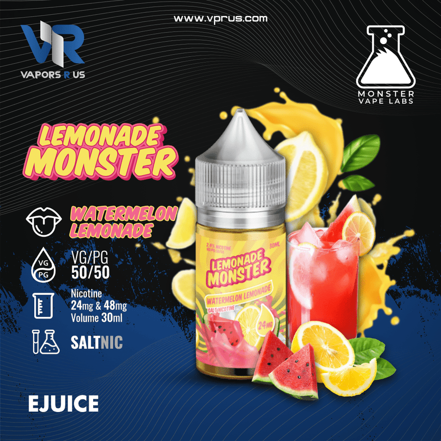 LEMONADE MONSTER - Watermelon Lemonade 30ml (SaltNic) | Vapors R Us LLC