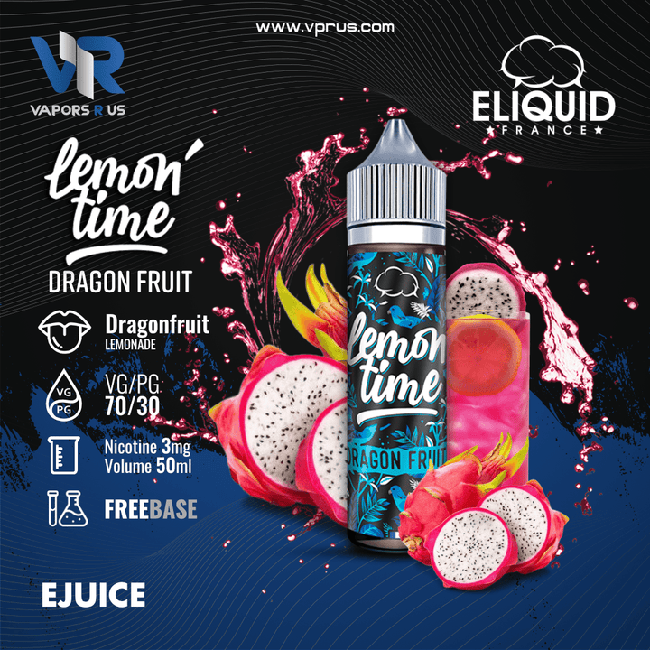 LEMON TIME - Dragon Fruit 50ml | Vapors R Us LLC