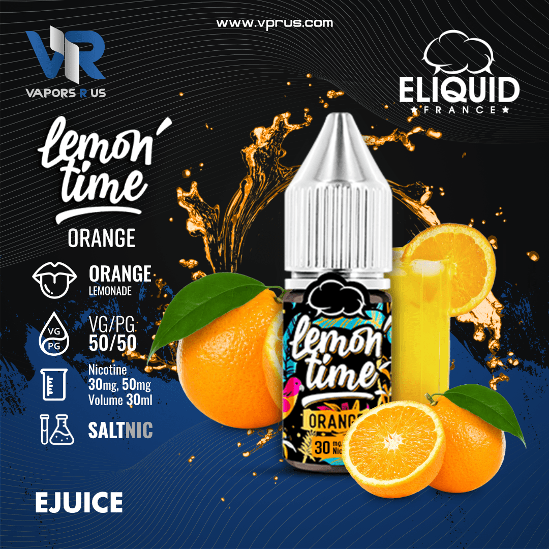 LEMON TIME - Orange 30ml (SaltNic) | Vapors R Us LLC