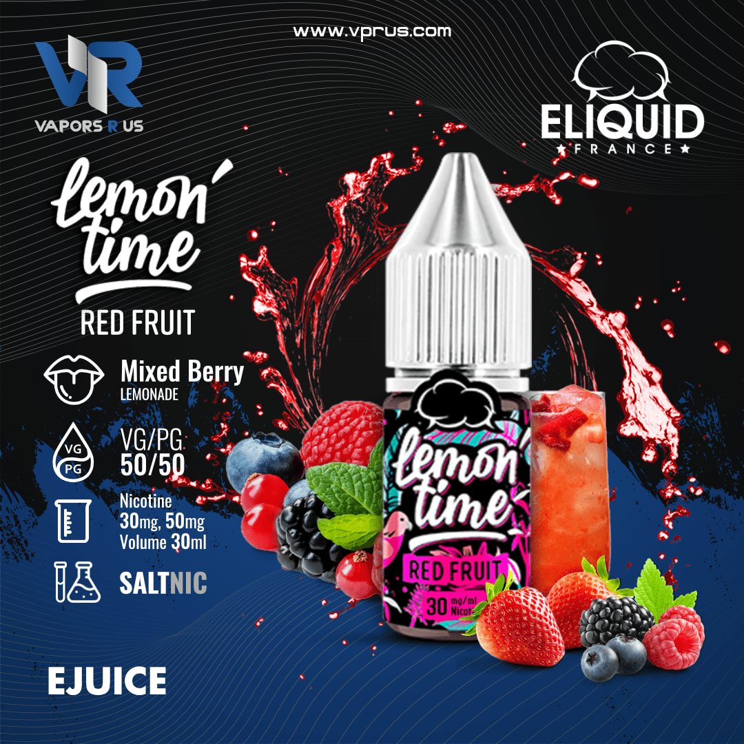 LEMON TIME - Red Fruit 30ml (SaltNic) | Vapors R Us LLC