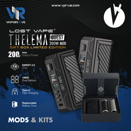 LOST VAPE - Thelema Quest 200W Gift Box (LIMITED EDITION) LOST VAPE - Thelema Quest 200W Gift Box (LIMITED EDITION)