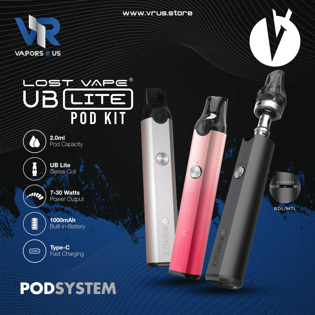 LOST VAPE - Quest UB Lite Pod Kit 30W 1000mAh | Vapors R Us LLC