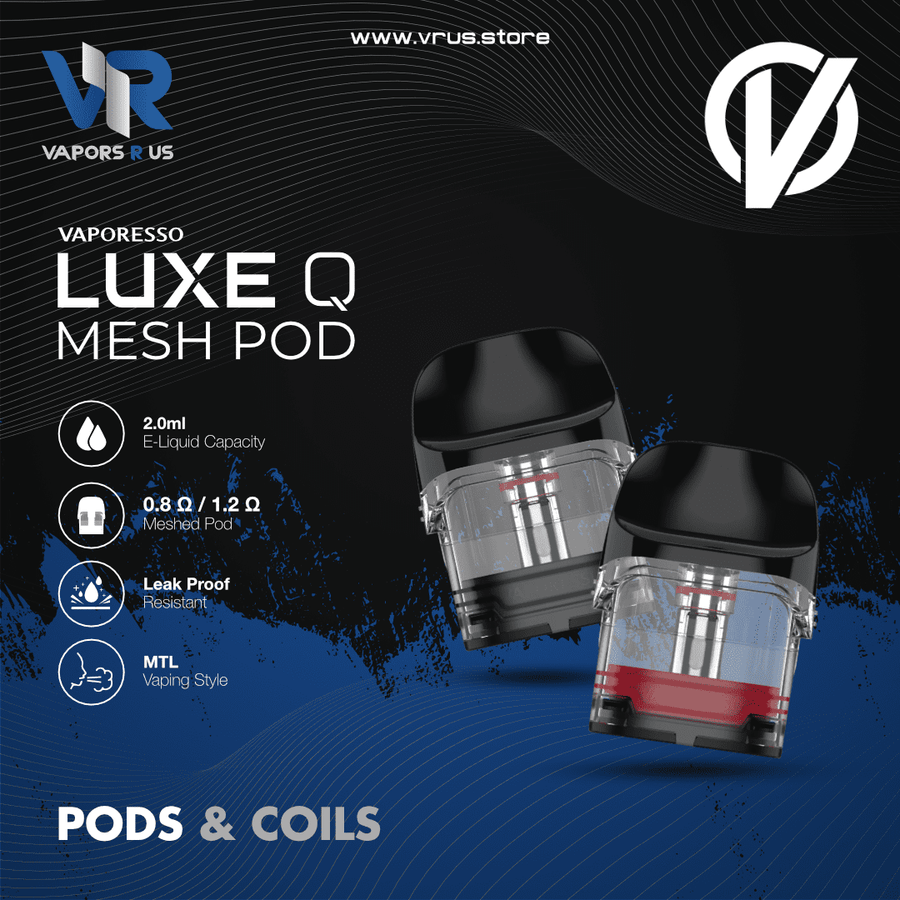 VAPORESSO - LUXE Q Cartridge 2PCS/Pack | Vapors R Us LLC