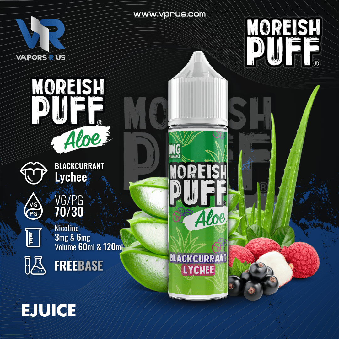 MOREISH PUFF ALOE - Blackcurrant Lychee | Vapors R Us LLC