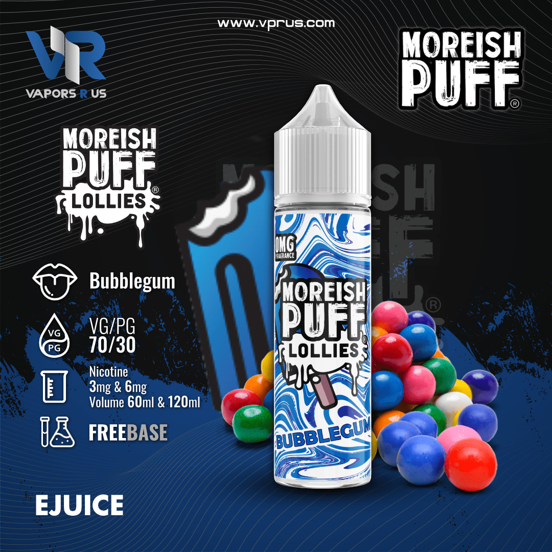 MOREISH PUFF LOLLIES - Bubblegum | Vapors R Us LLC