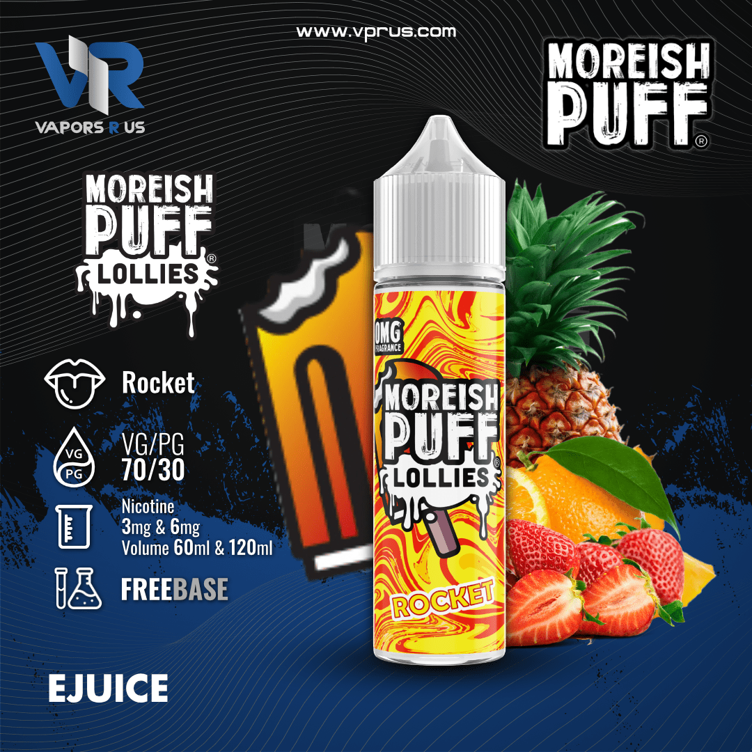 MOREISH PUFF LOLLIES - Rocket | Vapors R Us LLC