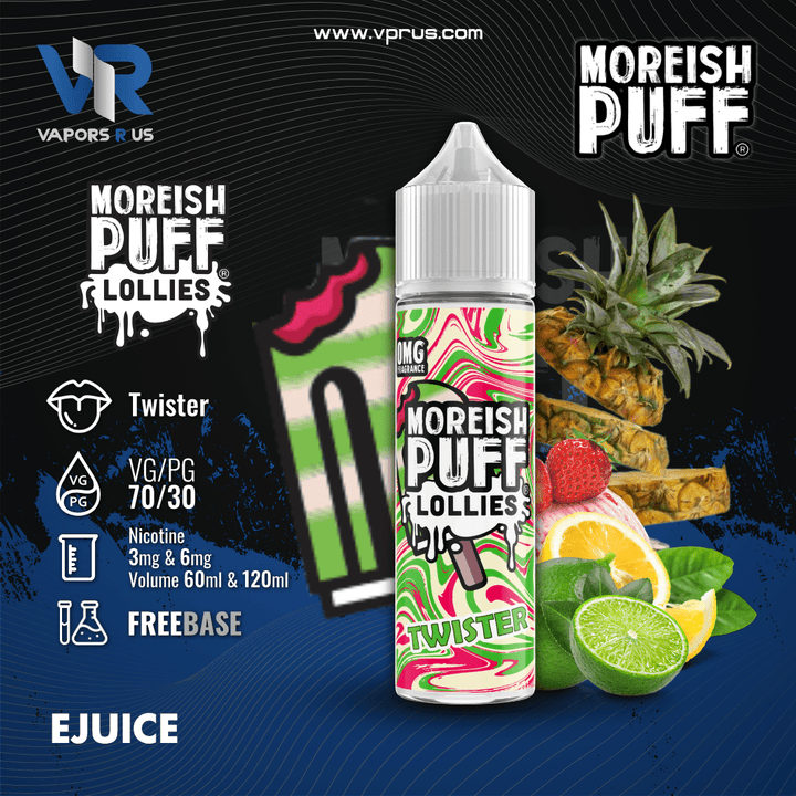 MOREISH PUFF LOLLIES - Twister | Vapors R Us LLC