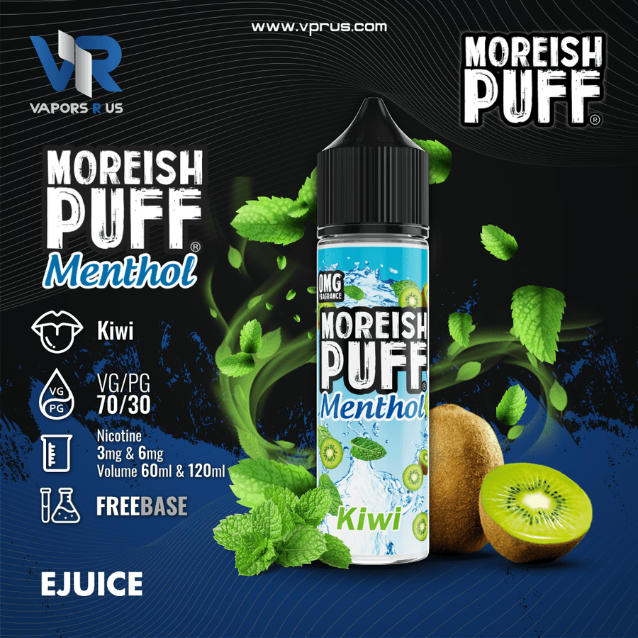 MOREISH PUFF MENTHOL - Kiwi | Vapors R Us LLC