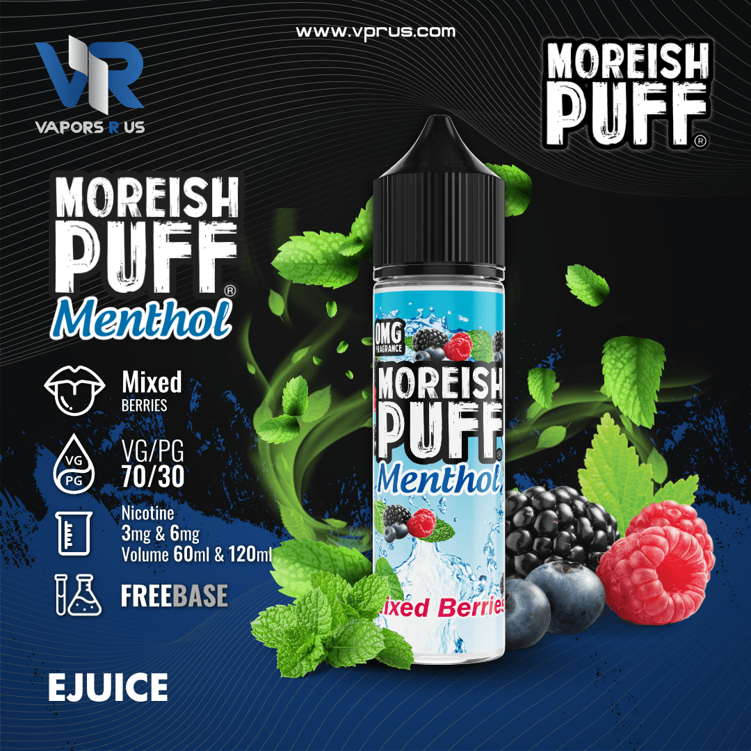 MOREISH PUFF MENTHOL - Mixed Berries | Vapors R Us LLC