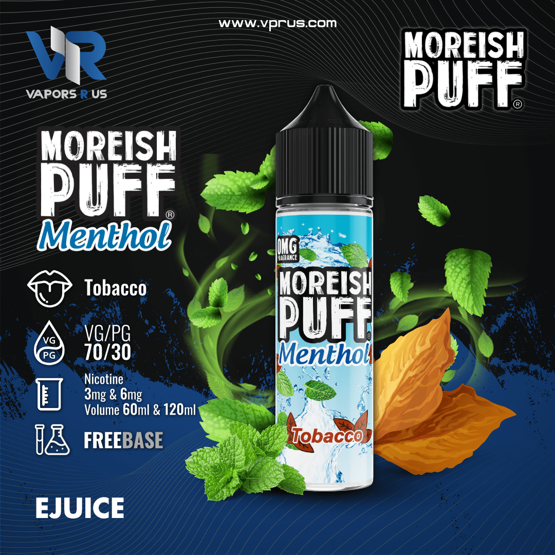 MOREISH PUFF MENTHOL - Tobacco | Vapors R Us LLC