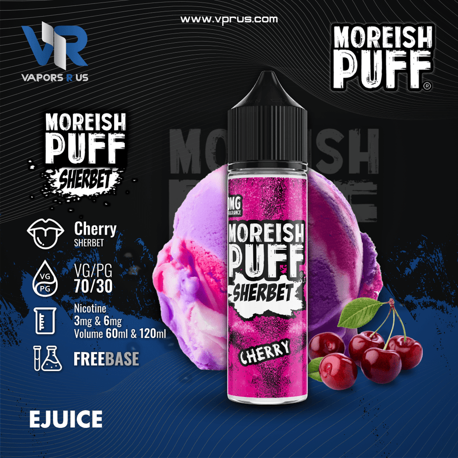 MOREISH PUFF SHERBET - Cherry | Vapors R Us LLC