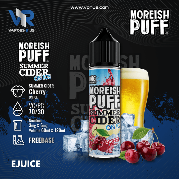 MOREISH PUFF SUMMER CIDER ON ICE - Cherry | Vapors R Us LLC