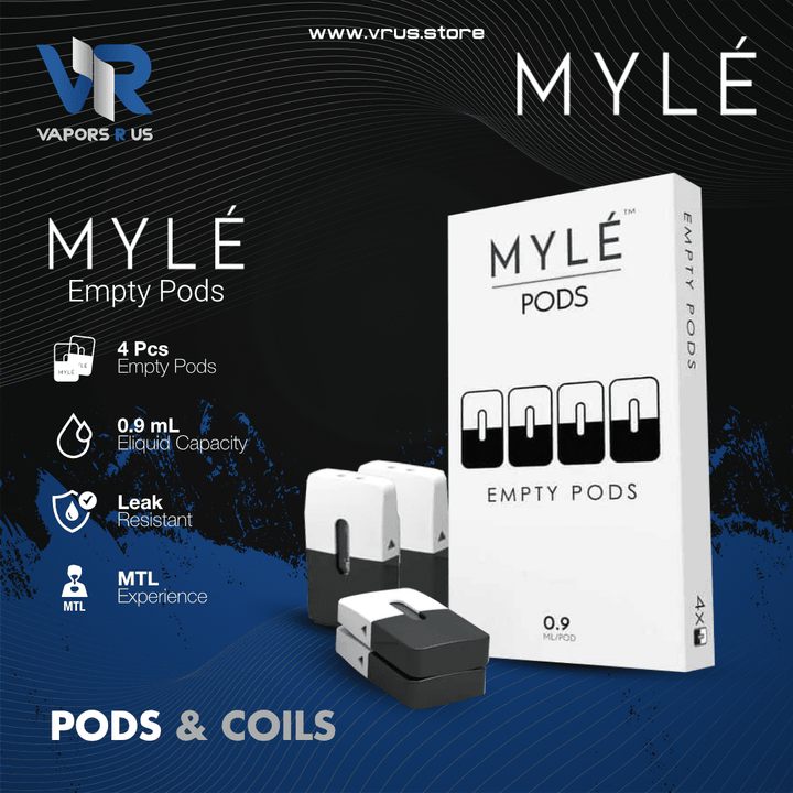 MYLE (Empty Pods) – (4 pcs) | Vapors R Us LLC